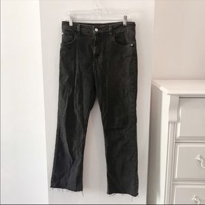 BDG kick flare high rised crop jeans